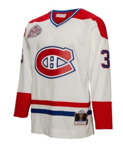 Alternative view of Patrick Roy Montreal Canadiens  1992/93 Blue Line Player Jersey - White