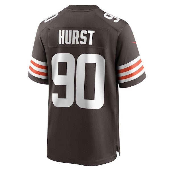 Maurice Hurst Cleveland Browns Nike Game Player Jersey - Brown - Image 3