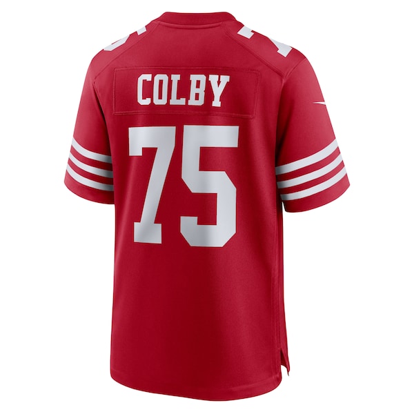 Connor Colby San Francisco 49ers Nike Team Game Jersey - Scarlet - Image 3