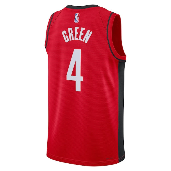 Jalen Green Houston Rockets Nike Unisex Swingman Jersey - Icon Edition - Red - Image 3