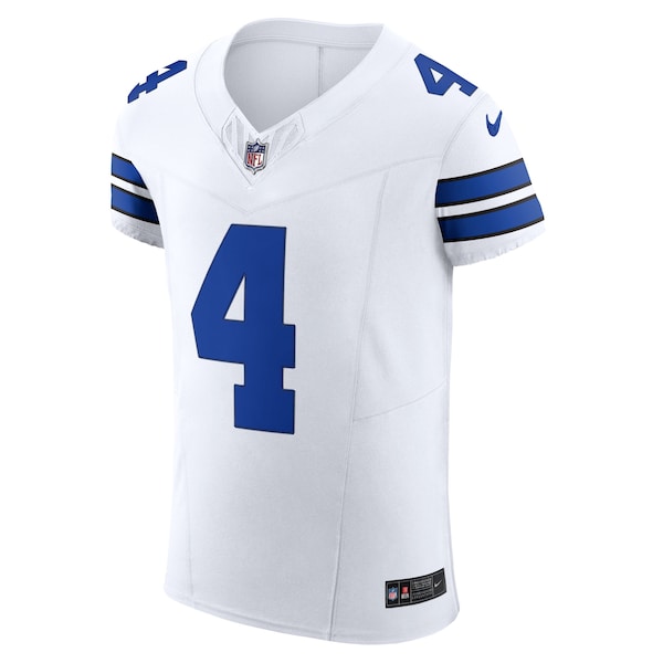 Dak Prescott Dallas Cowboys Nike Vapor F.U.S.E. Elite Jersey - White - Image 2