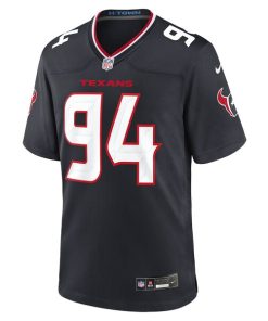 Alternative view of Jayden Peevy Houston Texans Nike Team Game Jersey -  Navy