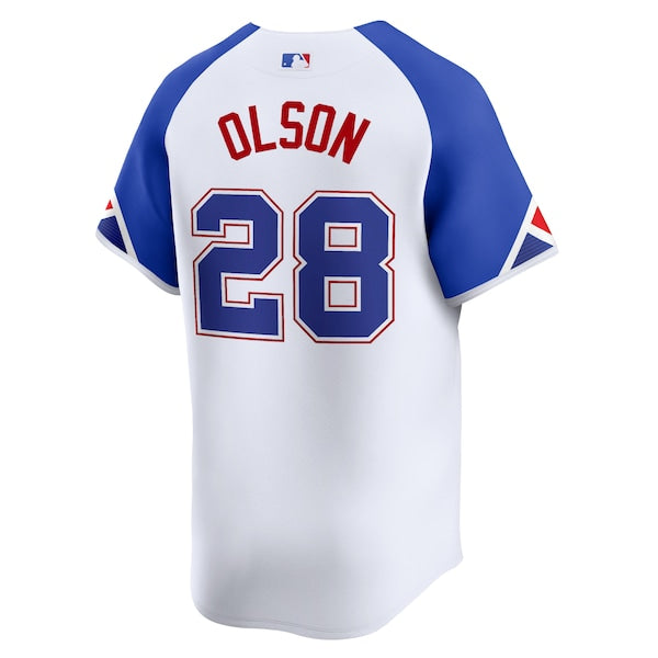 Matt Olson Atlanta Braves Nike City Connect Limited Player Jersey - White - Image 4