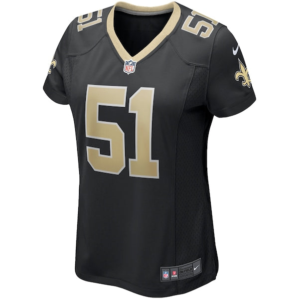 Cesar Ruiz New Orleans Saints Nike Women's Game Jersey - Black - Image 2