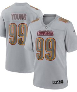 Chase Young Washington Commanders Nike Atmosphere Fashion Game Jersey - Gray