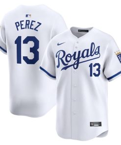 Salvador Perez Kansas City Royals Nike Home Limited Player Jersey - White