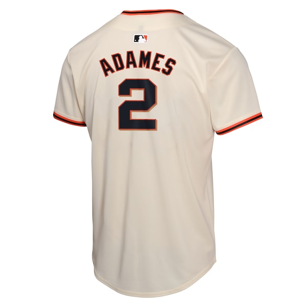 Willy Adames San Francisco Giants Nike Youth Home Player Game Jersey - Cream - Image 3