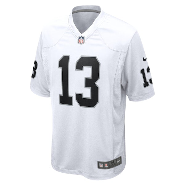 Hunter Renfrow Las Vegas Raiders Nike Game Player Jersey - White/Black - Image 3