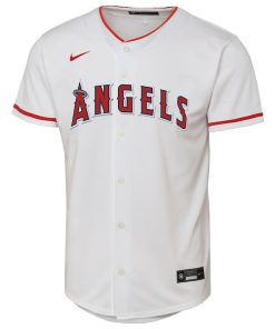 Alternative view of Los Angeles Angels Nike Youth Home Replica Jersey - White