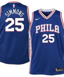 Ben Simmons Philadelphia 76ers Nike Youth Swingman Jersey Royal - Icon Edition/White