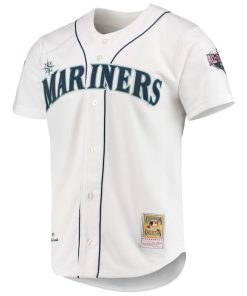 Alternative view of Ichiro Suzuki Seattle Mariners 2001 MLB All-Star Game Cooperstown Collection Authentic Jersey - White