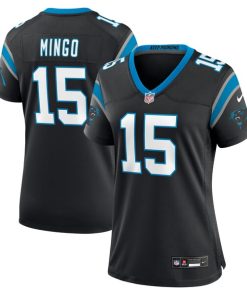 Alternative view of Jonathan Mingo Carolina Panthers Nike Women's  Game Jersey -  Black