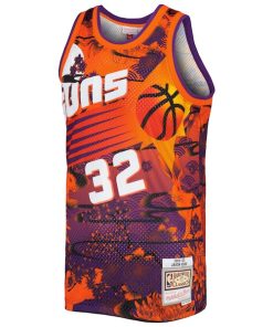 Alternative view of Jason Kidd Phoenix Suns 1999/00 Hardwood Classics Lunar New Year Swingman Jersey - Orange