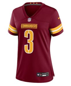 Alternative view of Will Harris Washington Commanders Nike Women's Team Game Jersey -  Burgundy