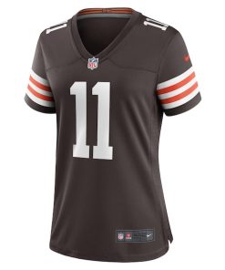 Alternative view of James Proche II Cleveland Browns Nike Women's Game Jersey - Brown