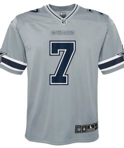 Alternative view of Trevon Diggs Dallas Cowboys Nike Youth Inverted Game Jersey - Silver