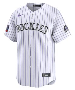 Alternative view of Colorado Rockies Nike 2024 MLB World Tour Mexico City Series Home Limited Jersey?¨C White