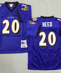 Ed Reed  Baltimore Ravens Authentic Throwback Retired Player Jersey