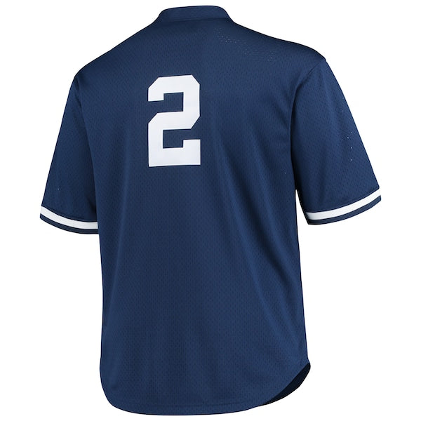 Derek Jeter New York Yankees Big & Tall Batting Practice Replica Player Jersey - Navy - Image 3