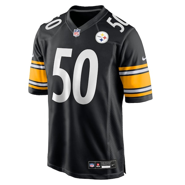 Malik Harrison Pittsburgh Steelers Nike Team Game Jersey - Black - Image 2
