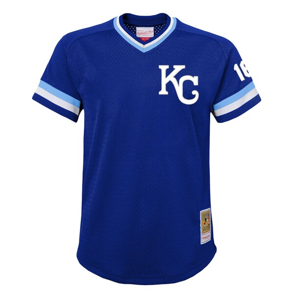 Bo Jackson Kansas City Royals Youth Cooperstown Collection?Mesh Batting Practice Jersey - Royal - Image 2