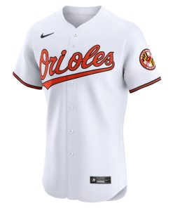 Alternative view of Baltimore Orioles Nike Home Elite Jersey - White
