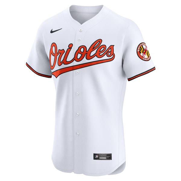 Baltimore Orioles Nike Home Elite Jersey - White - Image 2