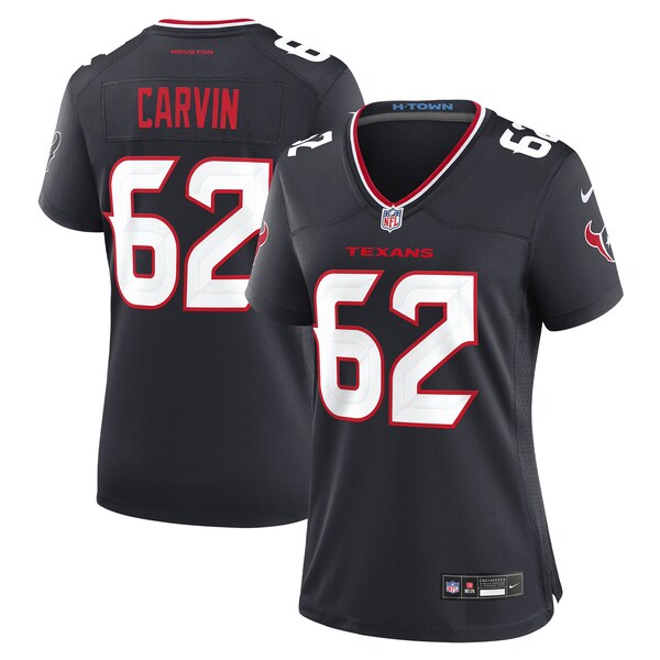 Jerome Carvin Houston Texans Nike Women's Team Game Jersey - Navy