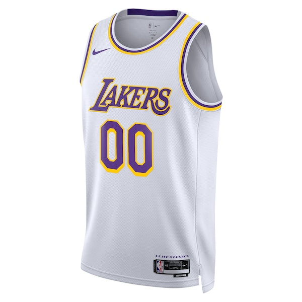 Los Angeles Lakers Nike Unisex Swingman Custom Jersey White - Association Edition - Image 2