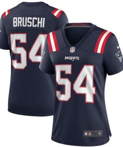 Alternative view of Tedy Bruschi New England Patriots Nike Women's Game Retired Player Jersey - Navy/Red