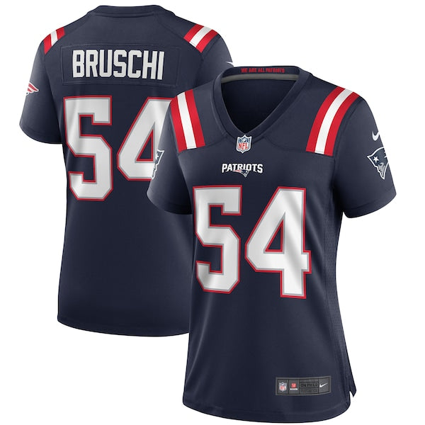 Tedy Bruschi New England Patriots Nike Women's Game Retired Player Jersey - Navy/Red - Image 2