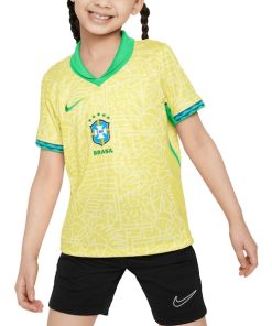 Brazil National Team Nike Preschool 2024 Home Replica Stadium Jersey - Yellow