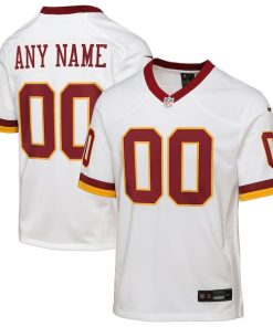 Alternative view of Washington Commanders Nike Youth Game Super Bowl Era Custom Jersey - White/Burgundy