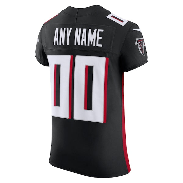 Atlanta Falcons Nike Vapor F.U.S.E. Elite Custom Jersey - Black - Image 3