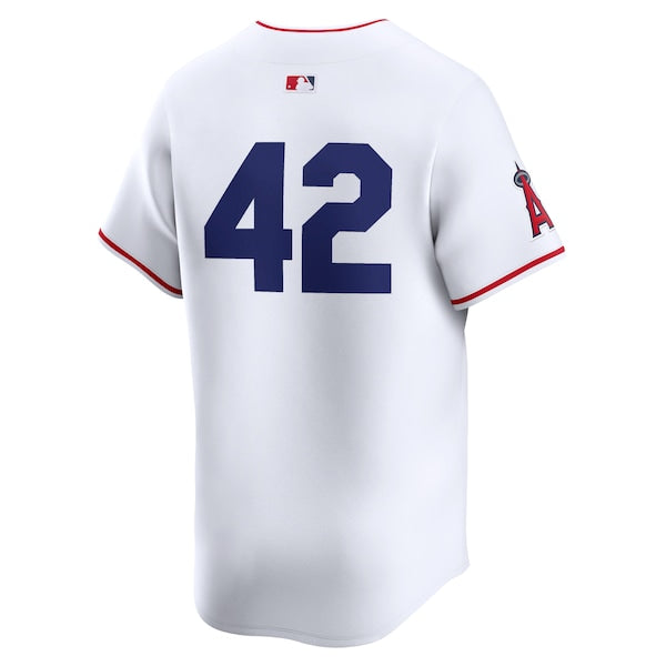 Los Angeles Angels Nike 2024 Jackie Robinson Day Home Limited Jersey?ยจC White - Image 3