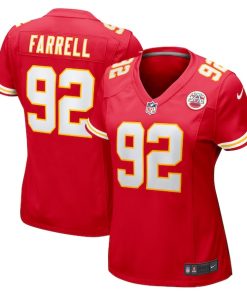 Neil Farrell Jr. Kansas City Chiefs Nike Women's Team Game Jersey -  Red