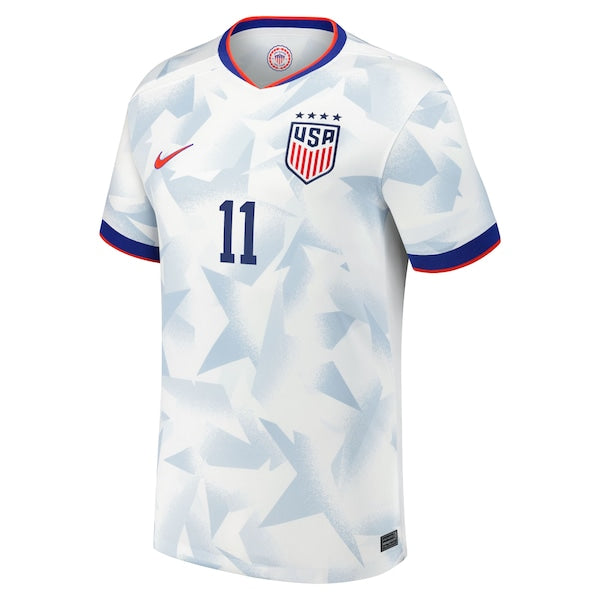 Sophia Wilson USMNT Nike 2025 Home Replica Player Jersey - White - Image 2