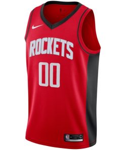 Alternative view of Houston Rockets Nike Custom Swingman Jersey - Icon Edition - Red