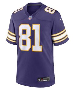 Alternative view of Carl Eller Minnesota Vikings Nike Classic Retired Player Jersey - Purple