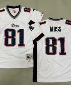 Randy Moss New England Patriots Authentic Throwback Retired Player Jersey