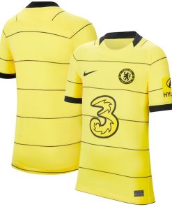 Chelsea Nike Youth 2021/22 Away Breathe Stadium Jersey - Yellow