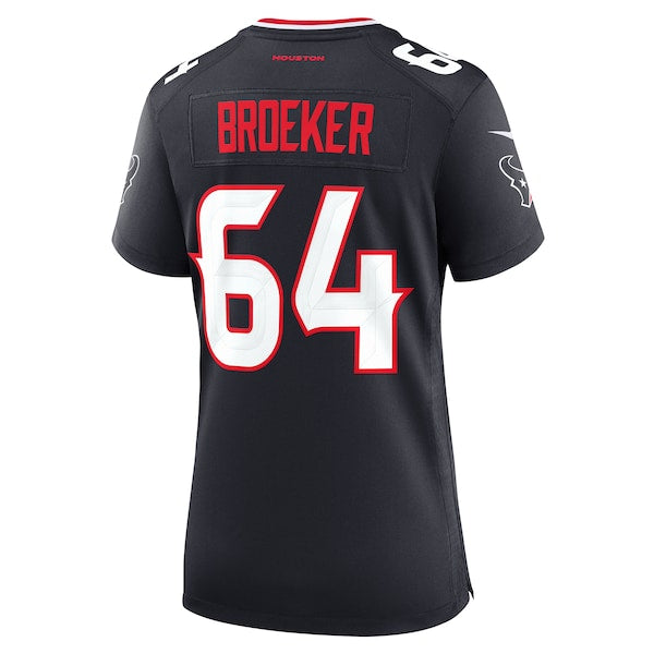 Nick Broeker Houston Texans Nike Women's Team Game Jersey - Navy - Image 4