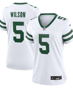 Garrett Wilson New York Jets Nike Women's Alternate Game Jersey -  White