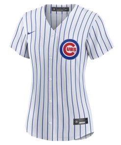 Alternative view of Chicago Cubs Nike Women's #1 Mom Home Replica Jersey - White