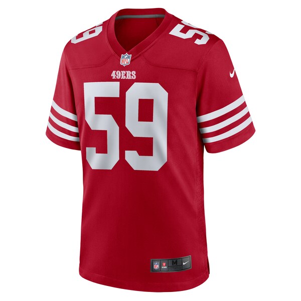 De'Vondre Campbell San Francisco 49ers Nike Game Jersey - Scarlet - Image 3