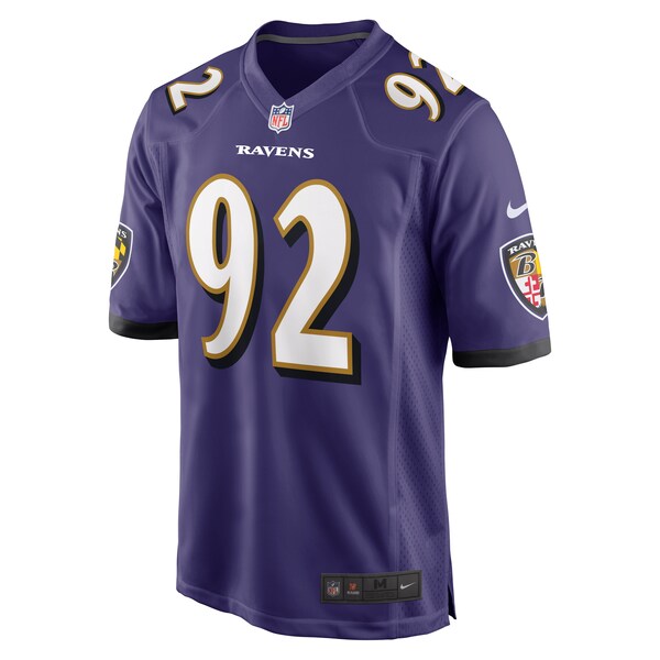 Justin Madubuike Baltimore Ravens Nike Game Player Jersey - Purple - Image 2