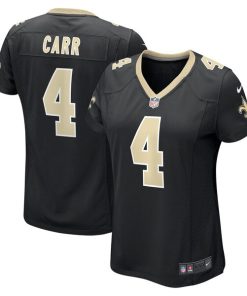 Derek Carr New Orleans Saints Nike Women's Game Jersey - Black