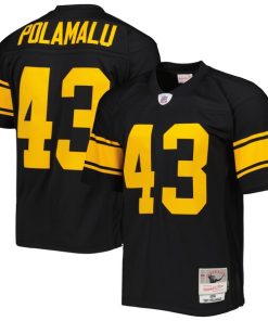 Troy Polamalu Pittsburgh Steelers Legacy Replica Jersey - Black