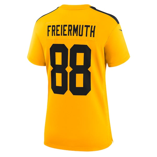Pat Freiermuth Pittsburgh Steelers Nike Women's Alternate 1933 Throwback Game Jersey - Gold - Image 3