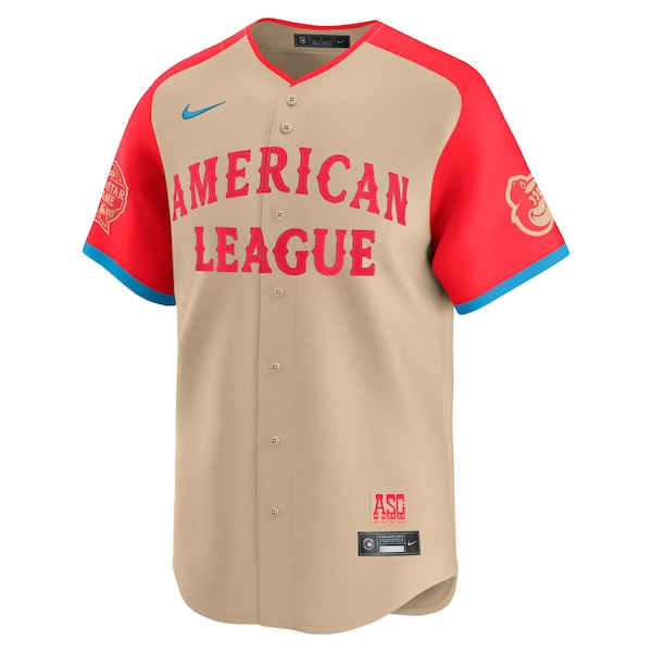 Adley Rutschman American League Nike 2024 MLB All-Star Game Limited Player Jersey - Cream - Image 3